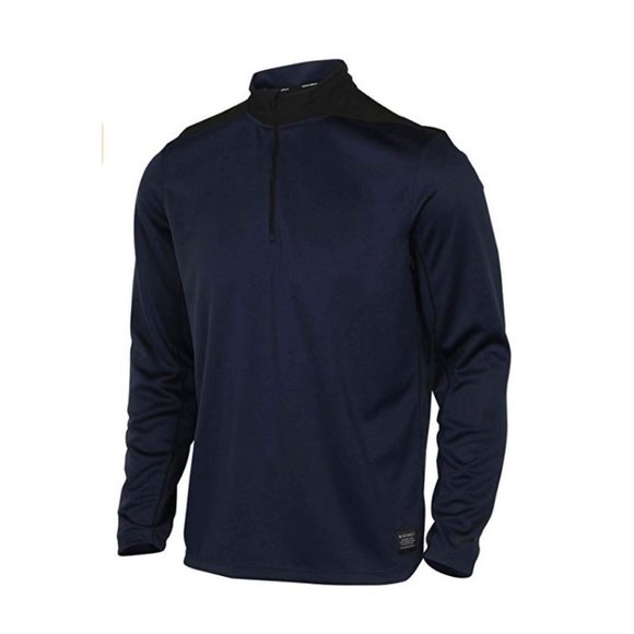 nike dry half zip core top